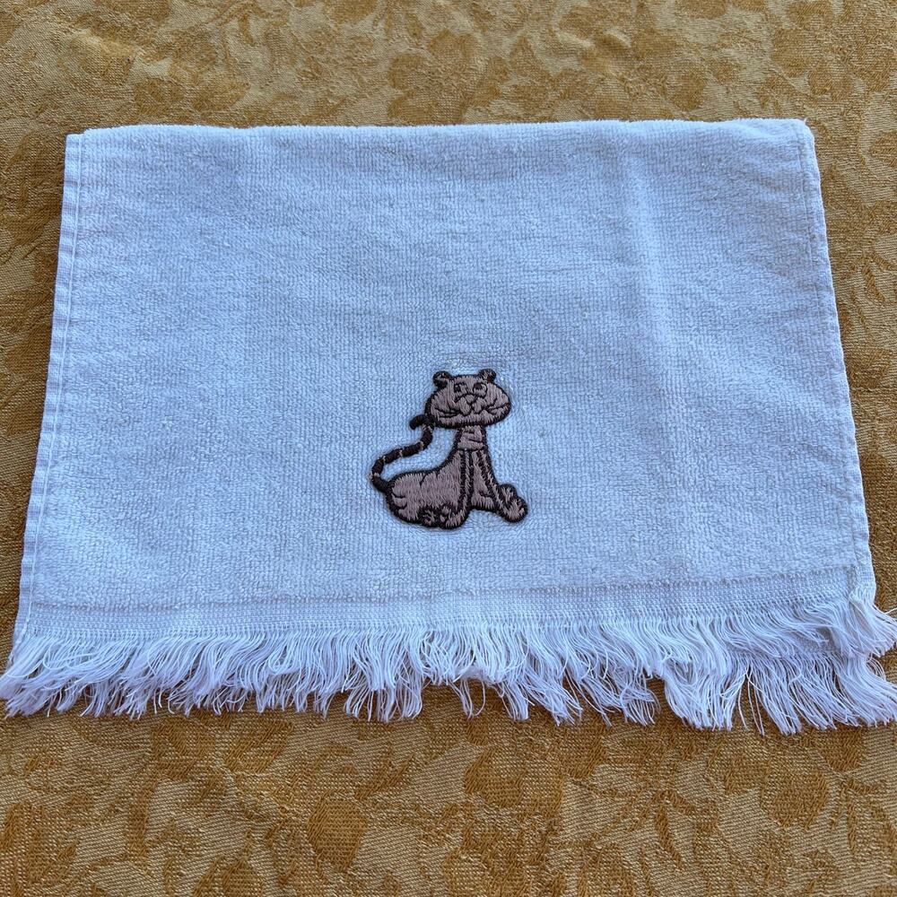 Cannon Tiger Vtg Hand Towel